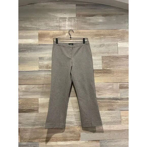 Max & Mia XS grey cropped heavyweight zip front leggings w/ faux pockets - Picture 1 of 5
